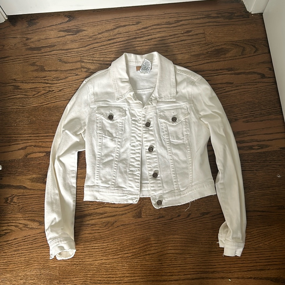 White Jean Jacket
